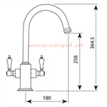 Vòi Rửa Chén Dây Rút Inox Carysil I-2467